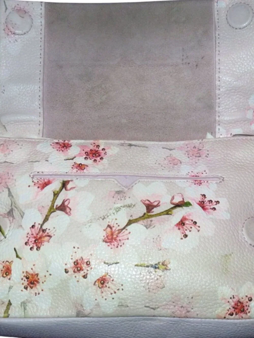 TED BAKER London Jay Oriental Blossom Leather Crossbody Bag